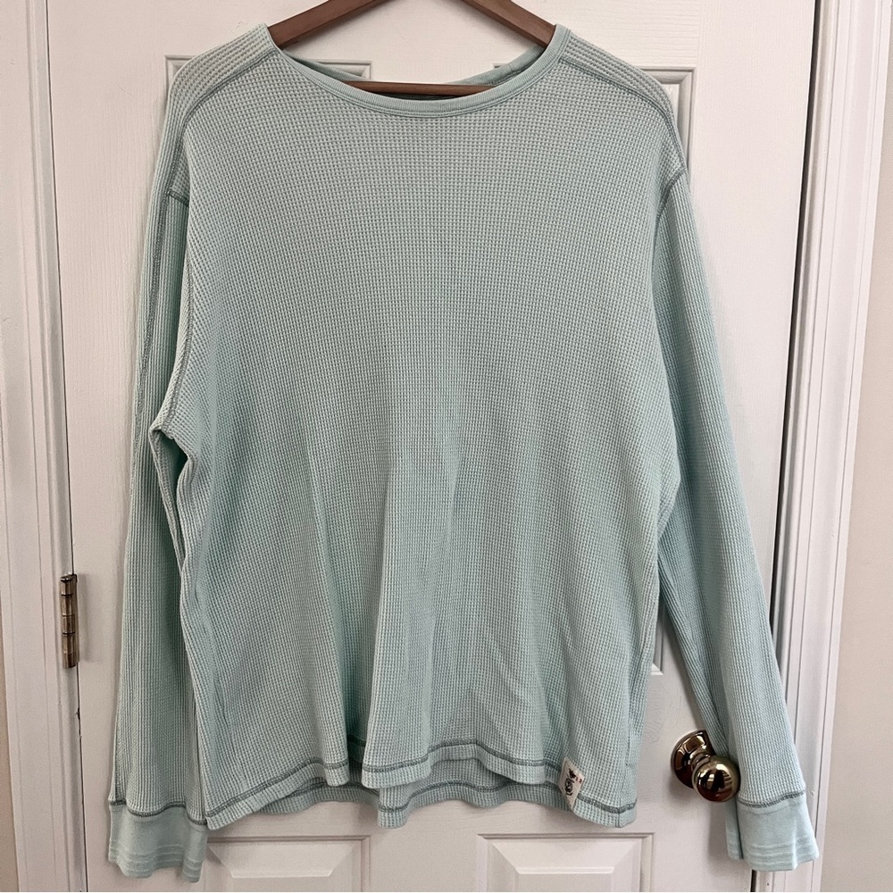 Polo by Ralph Lauren Blue Waffle Shirt. XXL
